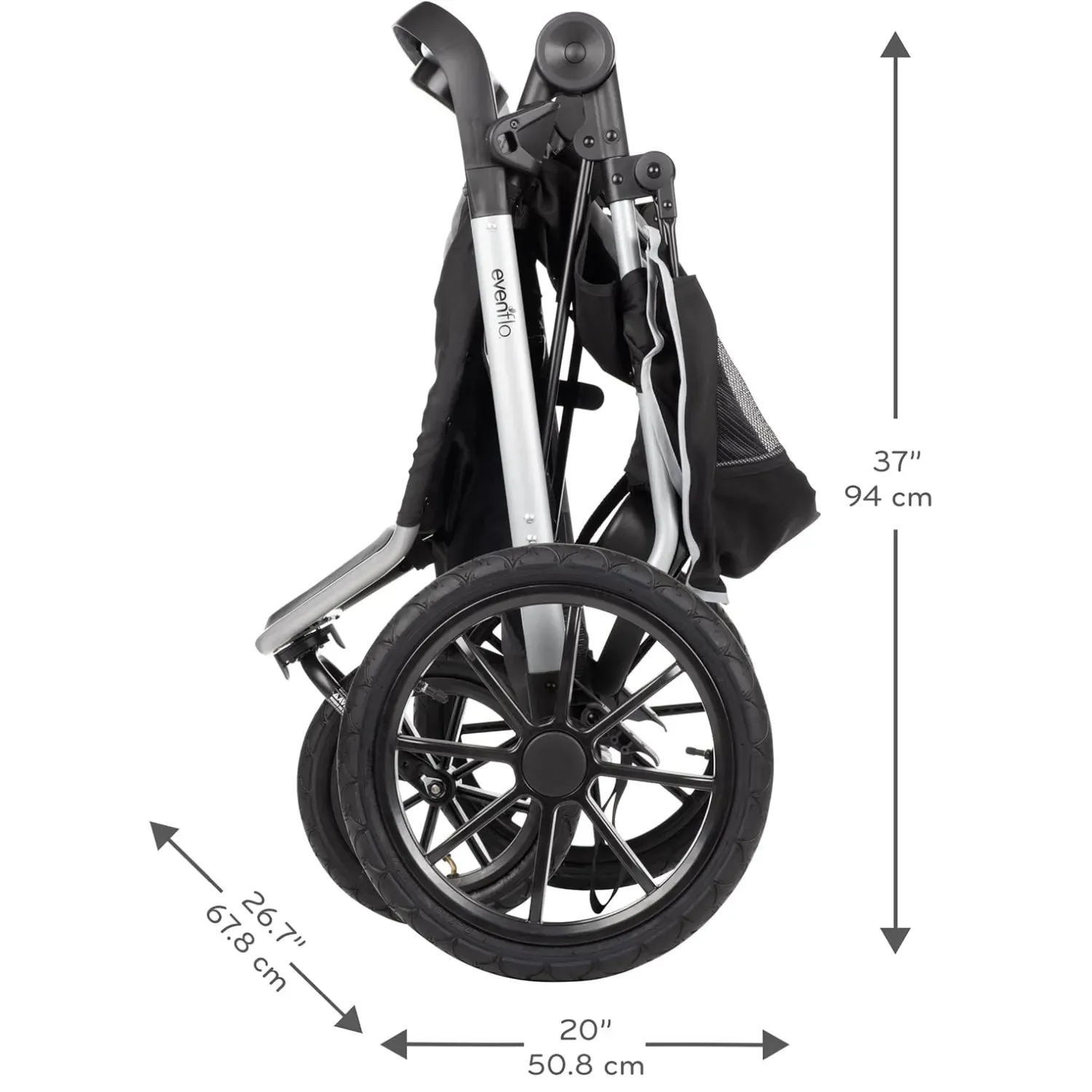 Victory Plus Jogger Stroller Travel System - Grey/Black
