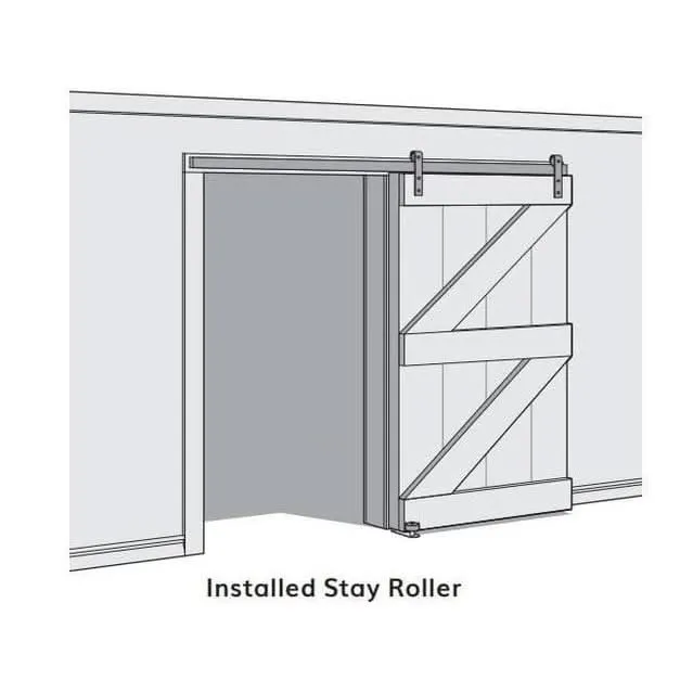 Wall Mounted Roller Sliding Barn Door Guide