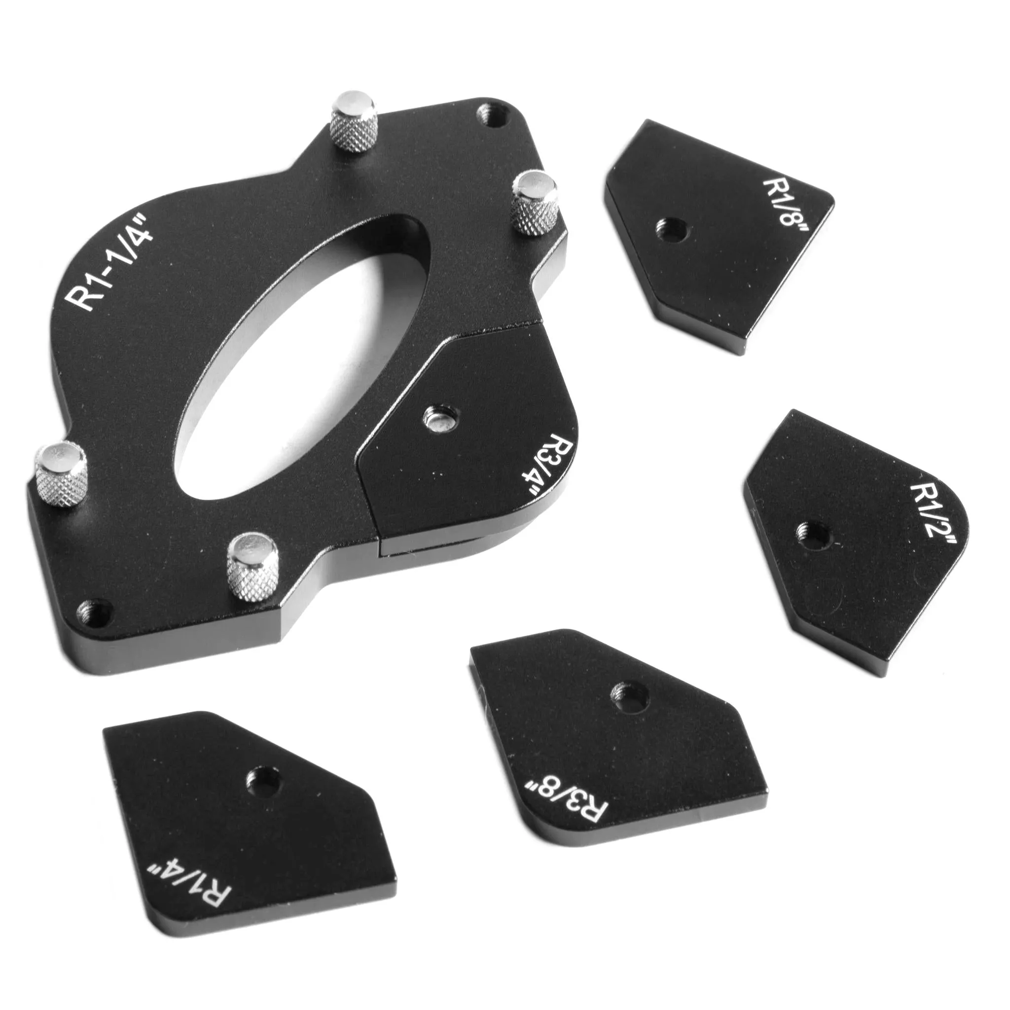 WEN RA001R 7-Piece Corner Radius Jig and Template Set for Routers