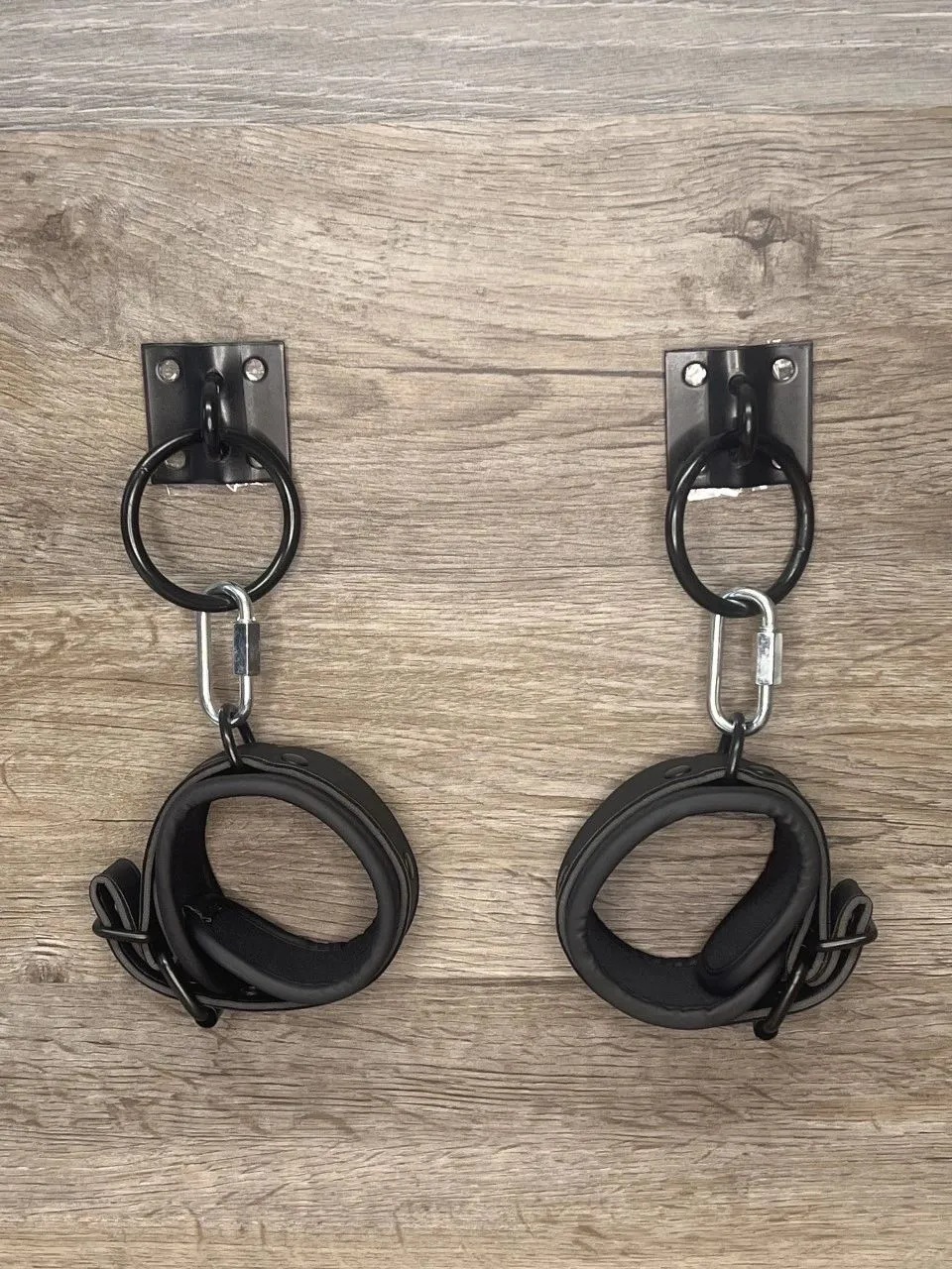 Wholesale BDSM Wall Plate Ring Mount Attachment Hanging Shackle Bondage Hook Dungeon Furniture Black