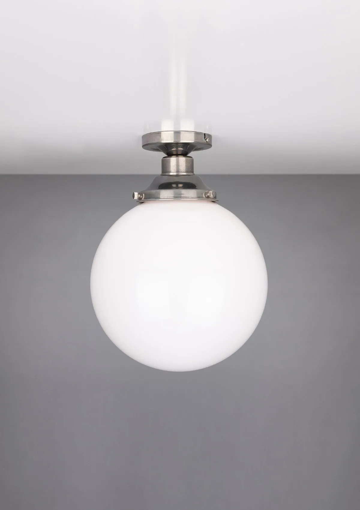 Yerevan Opal Globe Flush Ceiling Light